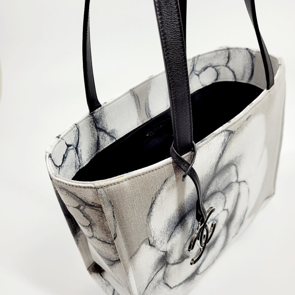 Chanel Camellia CC Tote in Printed Canvas